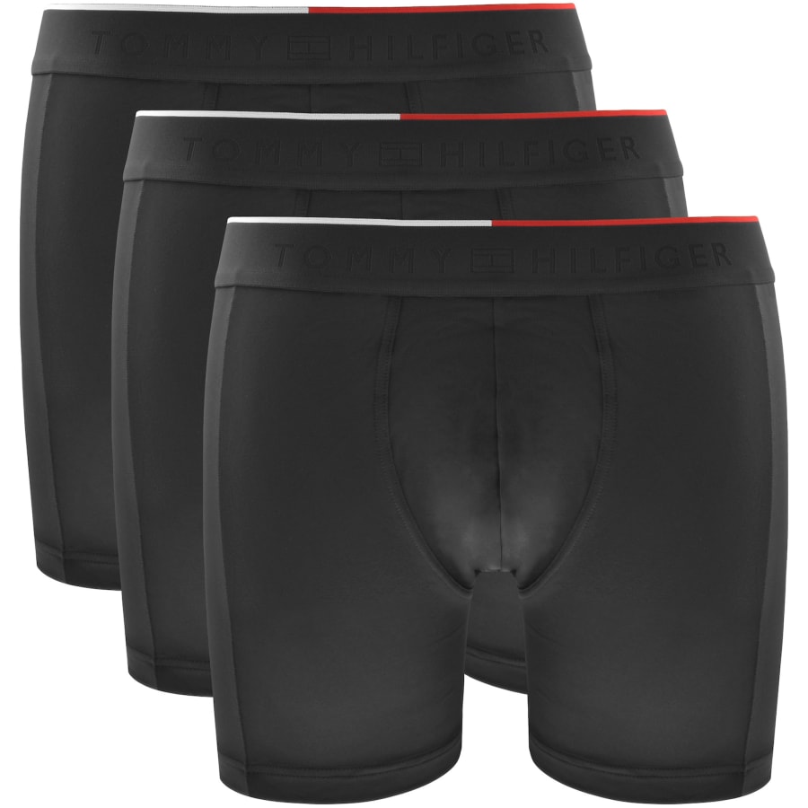 Tommy Hilfiger Underwear 3 Pack Boxer Briefs Black